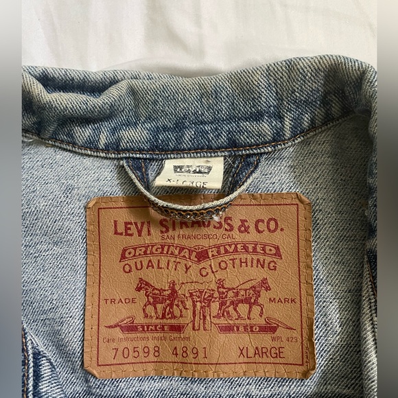 Levi’s 70598 Vintage 90’s Denim Trucker Jacket - Picture 5 of 5